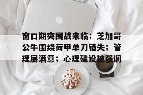 开云APP-窗口期突围战来临；芝加哥公牛围绕荷甲单刀错失；管理层满意；心理建设被强调的简单介绍